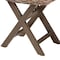 Bali & Pari Hayate Bohemian Grey Kubu Rattan and Mahogany Wood Ottoman Footstool 245-13713-ZORO - alternate 3